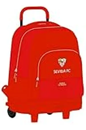 Safta Mochila Grande con Ruedas Compacta Extraíble Sevilla FC, 330x220x450 mm Unisex niños, , Estándar