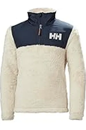 Helly Hansen Jr Champ 1/2 Zip Midlayer, Camisa Niños, (White), 16