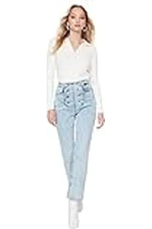 Trendyol Jeans Acampanados, , 38 para Mujer
