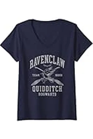 Harry Potter Mujer Ravenclaw Quidditch Arch Camiseta Cuello V