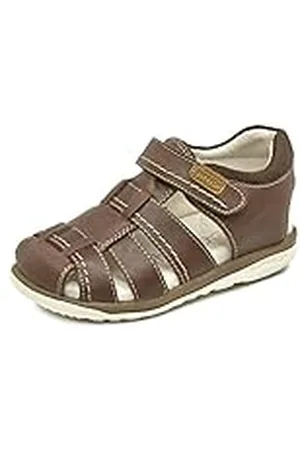Garvalin 172460, Sandalias con Punta Cerrada Niños, Marrón (Cuero/Galera), 30 EU