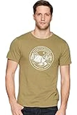 Fjällräven Fjallraven Lägerplats T-Shirt M Camiseta, Hombre, Green, S