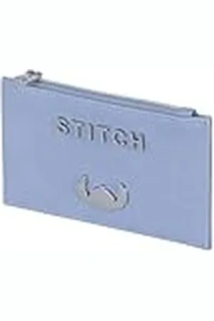 Disney Lilo y Stitch Steel-Tarjetero Slim, Azul, 14 x 8 cm