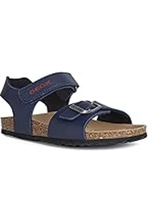 Geox J GHITA BOY B, Sandalias para Niños, NAVY/RED, 25 EU