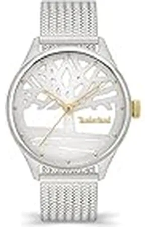 Timberland Reloj Analógico para Mujer de Cuarzo con Correa en Acero Inoxidable TDWLG2200303