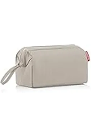 Reisenthel Travelcosmetic Florist Indigo - Robusto y práctico Neceser de Viaje, Correa de Mano, Material hidrófugo, Couleur:Herringbone Sand