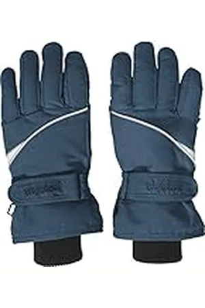 Playshoes Thinsulate Ski Gloves, Guantes Unisex Niños, Azul (Marine 11), 4