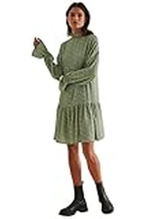 NA-KD Minivestido con Detalle de Volantes Vestido Informal, , 42 para Mujer