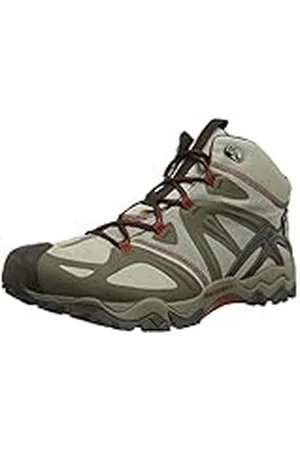 Merrell Grassbow Sport GTX, Zapatos de Senderismo Hombre, Beige (Dark Taupe/Red), 43 EU