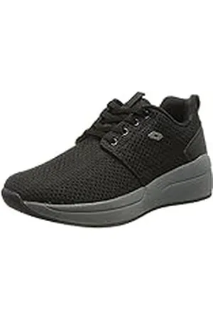 Lotto Day+ II MTE AMF W, Zapatillas de Deporte Mujer, Negro (Blk/Tit Gry 000), 39.5 EU