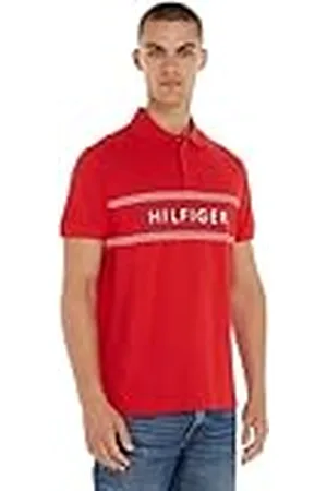 Tommy Hilfiger Hombre Polo de Manga Corta RBW Regular Fit, , L