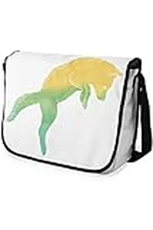 Bonamaison – Bolsas de Mensajero con Pulsera Negra para Estudiantes, Mochilas Escolares para niñas y niños, 29 x 36 cm