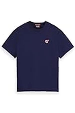 Scotch&Soda The Free Spirit Peace Bird T-Shirt Camiseta, , L para Hombre