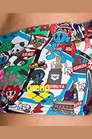 Arena M Low Waist Short Bañador Corto De Tiro Bajo Hombre Kun Map, , 90