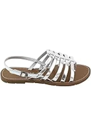 Chattawak 13shirleyargent 40, Sandalia Mujer, Plata, EU Estrecho