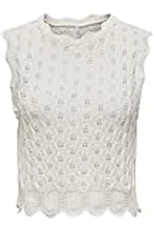 ONLY Onlluna Life SL O-Neck Tank Nca Knt Camiseta de Tirantes Anchos, , S para Mujer