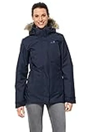 Jack Wolfskin Arctic Ocean - Chaqueta doble impermeable para mujer, Mujer, 1107941, , medium