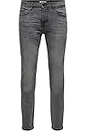 Only & Sons Onswarp Dcc 2051 Noos Vaqueros Skinny, Gris , W33/L32 para Hombre