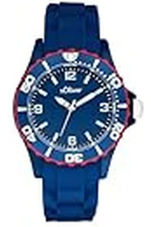 QS by s.Oliver Reloj de Pulsera Niños Reloj de Cuarzo analógico, con Correa de Silicona, , 3 Bar Resistente al Agua, Viene en Caja de Regalo, 2036495