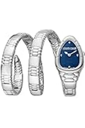 Roberto Cavalli Reloj Analógico para Mujeres de Cuarzo con Correa en Acero Inoxidable RV1L186M0011
