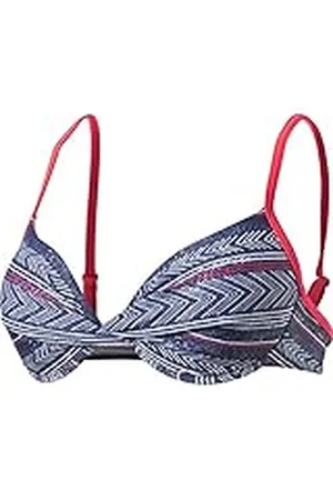firefly Cim Top de Bikini para Mujer, AOP Denim, 110D