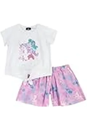 chicco Conjunto de Camiseta Y Pantalones Cortos, de Algodón, Chándal, Niñas, , 6 años