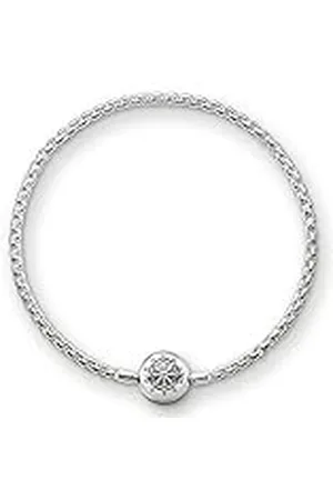 Thomas Sabo Pulsera unisex con cuentas Karma, de ley 925, KA0001-001-12