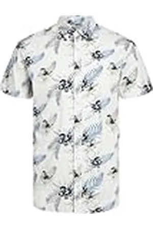 JACK&JONES JUNIOR Jjchill AOP Shirt SS Jnr Camisa, , 152 cm para Niños