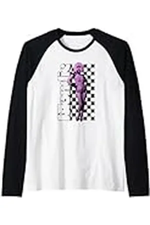 Blond Amsterdam Checkerboard Portrait Vintage Band Camiseta Manga Raglan