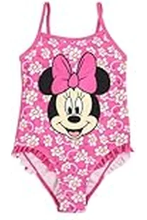 Disney Maillot de Bain Minnie Fille, baño Niñas,