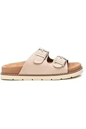 Xti Sandalia Mujer Beige - Calzado Cómodo y Versátil - Moda casual - Modelo 14401803 (Talla 41)
