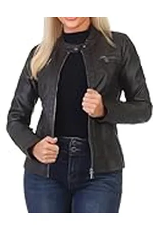 ONLY Onlbandit Faux Leather Biker Otw Noos Chaqueta de Motorista, , 34 Mujeres