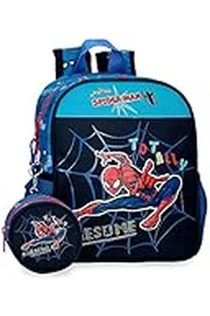 Marvel Spiderman Totally awesome Mochila Preescolar adaptable 21x25x10 cms Poliéster 5,25L