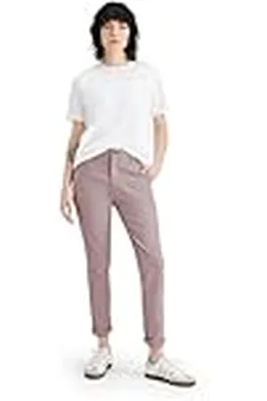 Dockers Weekend Chino Slim Fit, Tall, Pantalones para Mujer, 25