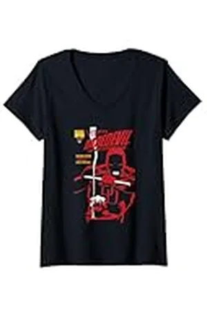 Daredevil Mujer The Man Without Fear Cover Camiseta Cuello V
