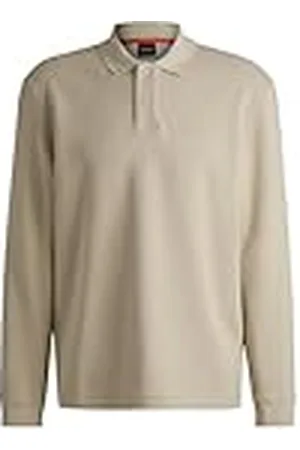 HUGO BOSS Petempestolong Polo, Light Beige271, L para Hombre