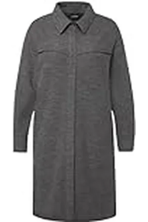 Ulla Popken Abrigo Interior de Lana Boiled Chaquetas, , 52-54 para Mujer