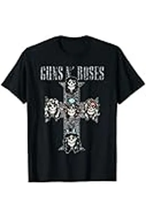 Guns N´Roses Cruz vintage oficial Camiseta