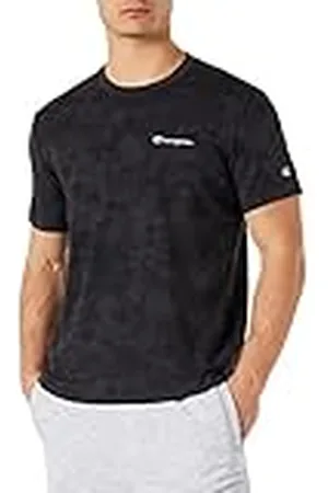 Champion American Classics Tie Dye S/S, Camiseta, para Hombre, Gris Oscuro Tie Dye, S