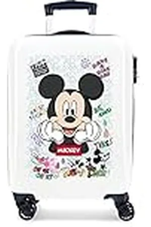 Disney Mickey Be Cool Maleta de cabina 38x55x20 cms Rígida ABS Cierre de combinación lateral 34L 2 kgs 4 Ruedas dobles Equipaje de Mano