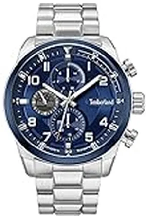 Timberland Reloj Analógico para Hombres de Cuarzo con Correa en Acero aleado TDWGK2201103