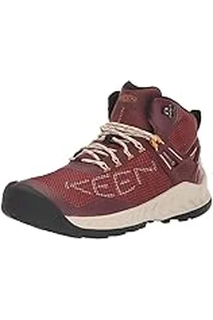 Keen NXIS EVO Mid Waterproof, Botas para Senderismo Mujer, Andorra/Golden Yellow, 35 EU