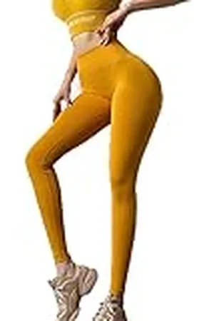 Eulla Leggins Yoga Mujer Pantalon Fitness Suaves Cintura Alta Reducir Vientre M