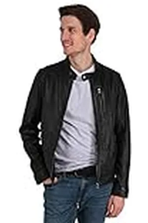 Oakwood Agent Chaqueta de Cuero, , S para Hombre