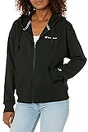 Champion Powerblend, Sudadera con Capucha y Cremallera (Tallas Grandes Disponibles), , S para Mujer