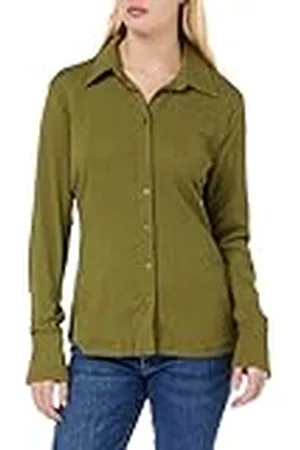 DESIRES Efine Camisa de Manga Larga para Mujer, , M