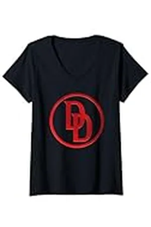 Daredevil Mujer Clear Logo Camiseta Cuello V