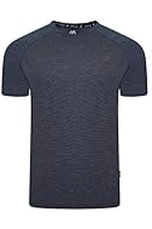 Dare 2B Camiseta Persist Camiseta de Entrenamiento para Hombre GIM and Running Camiseta Q-WIC Plus Tejido Ligero con Repelente de olores y Detalles Reflectantes Estampados - Camiseta Deportiva