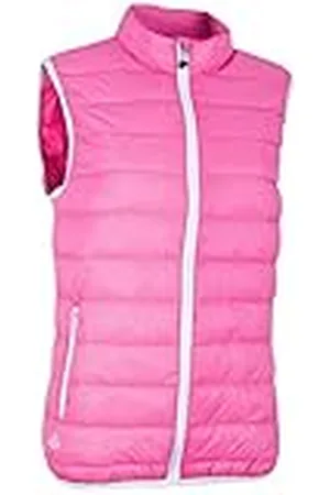 Island Green Isla Verde de Las Mujeres señoras de IGLVST1869 Termal Golf Chaleco Chaleco, Sacudida Rosa, Talla 12