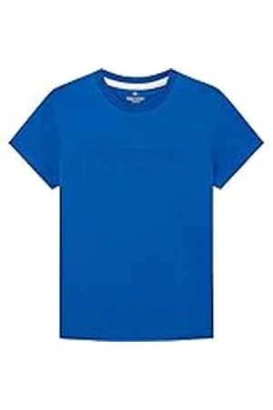 Hackett Hackett Emboss tee Camiseta, Azul, 7 años para Niños